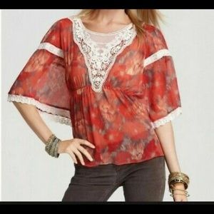 Free People Sheer Kimono Top